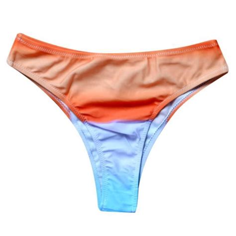 Sexy Femme Bikini imprimé bain bain Bikini Beach Wear Natation Bas Orange Cdiscount Sport