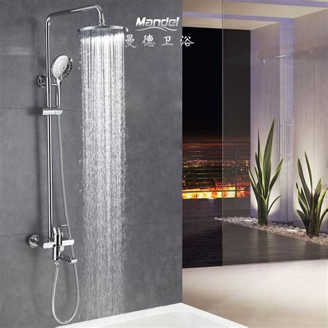 High Quality Rainfall Bathroom Bath And Shower Faucets Exposed Rain