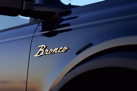 Adhesive Backed Heritage Bronco Fender Badges By Broncodepotusa No