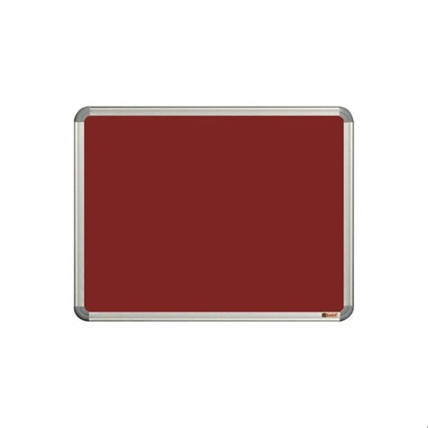 Obasix Cpbm Pin Up Notice Board Maroon Aluminium Frame Classic