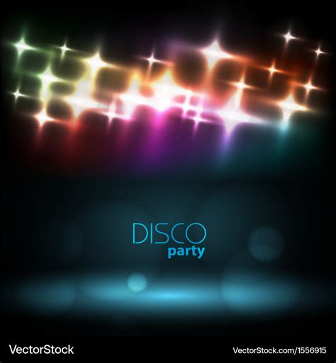 Disco background Royalty Free Vector Image - VectorStock