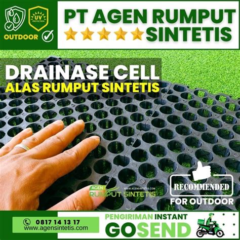 Jual Drainage Cell Alas Rumput Sintetis Anti Banjir 1psc 50cm X 50cm