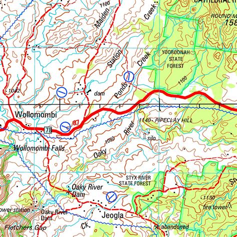 Armidale Special SH56 - 10 map by Geoscience Australia - Avenza Maps ...