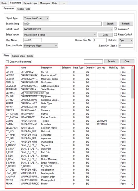 Extract Pm Plant Maintenance Order Data Into Alteryx T Code Iw