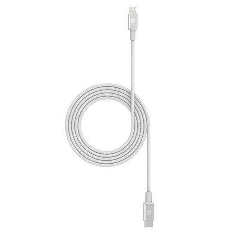 Mophie Charge And Sync Usb C To Lightning Cable White 18m Pair Mobile