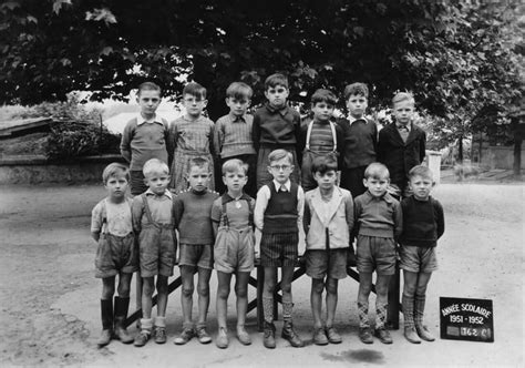 Photo de classe Cours Préparatoire de 1951 ECOLE DU CENTRE Copains d