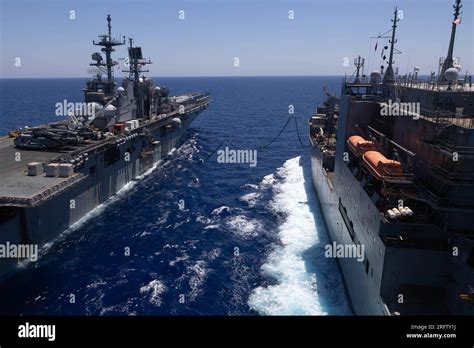 MEDITERRANEAN SEA Aug 4 2023 The Wasp Class Amphibious Assault Ship