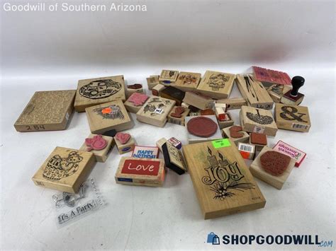 Lot Of Assorted Rubber Stamps Love Pets Katie Co Etc