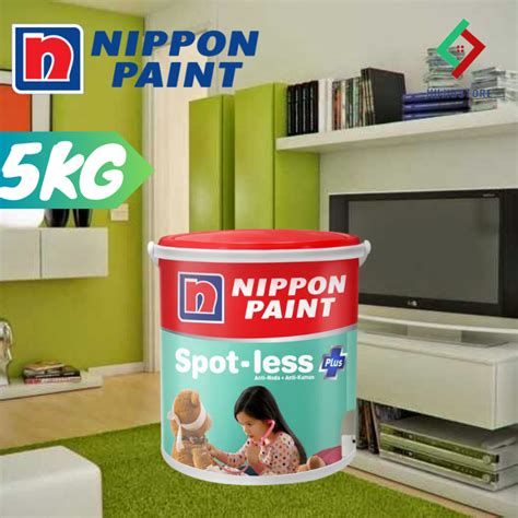 NIPPON PAINT SPOTLESS PLUS 2 5 LT SPOT LESS PLUS CAT TEMBOK NIPPON