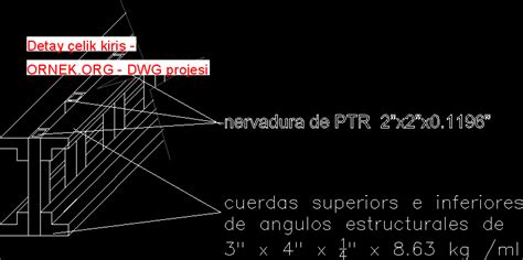 Proje Sitesi Detay Elik Kiri Autocad Projesi