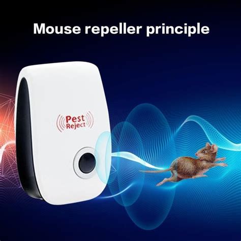 Dispositif répulsif antiparasitaire à ultrasons 1 pièce souris