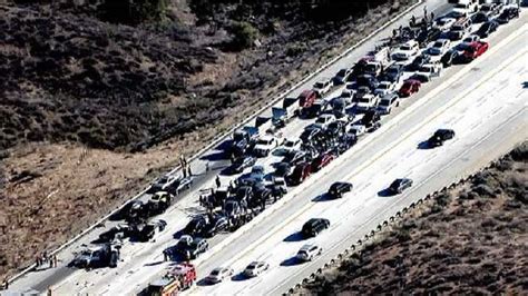 6 Car Pileup On 14 Freeway Reportedly Caused By Wrong Way Driver 89 3