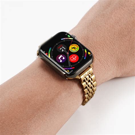 Apple Watch Bandje 1 9 SE 41MM 40MM 38MM Roestvrij Staal Goud