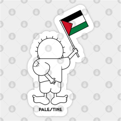 Palestine Handala free Palestine - Handala - Sticker | TeePublic