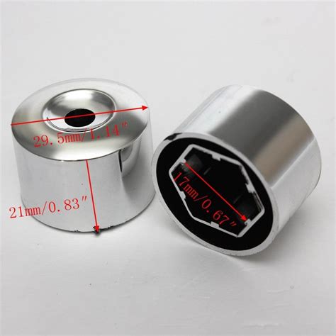 17MM Chrome Alloy Wheel Locking Nut Bolts Covers Caps For VW GOLF