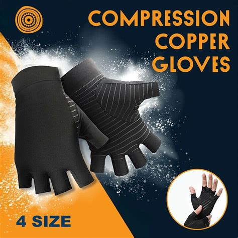 Copper Fit Hand Relief Compression Gloves Reviews Gloves Hand Wrist Finger Aliexpress