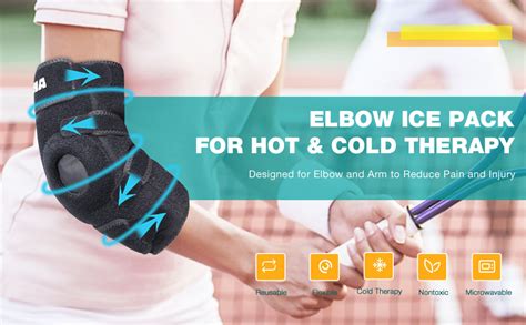 Amazon Hot Cold Gel Packs For Arris Elbow Ice Sleeve Wrap Health Household
