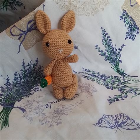 Królik króliczek amigurumi szydełkowy Bażanowice Kup teraz na