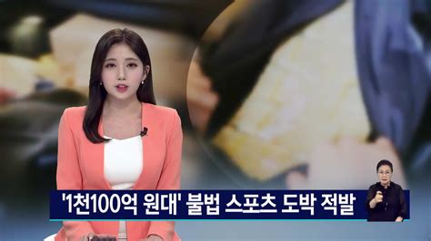 1100억 원대 불법 스포츠 도박 적발