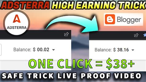 Adsterra Earning Trick 2023 Adsterra New High Cpm Full Trick 50