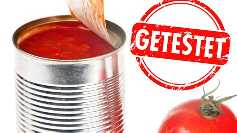 Gesch Lte Tomaten Bei Ko Test In Dosen Hormongift Bisphenol A