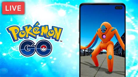 Defense Deoxys Raid Hour In Pokemon Go Live Gameplay Youtube