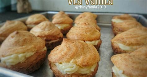 Resep Kue Sus Choux Pastry Vla Vanilla Oleh Rhiny Fanila Cookpad