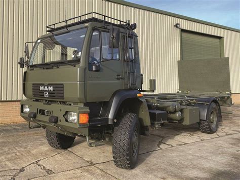 Man 18220 4x4 Cargo Truck With Twist Locks And Tail Lift 50418 Ex