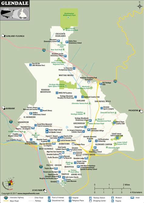 Glendale City Maps