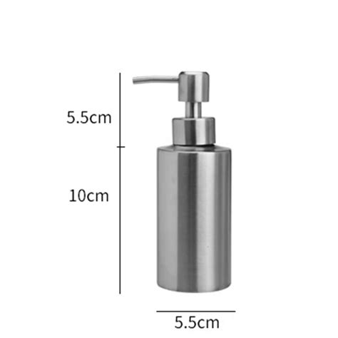 Dispensador De Jab N L Quido Botella Gel Botella Acero Inoxidable