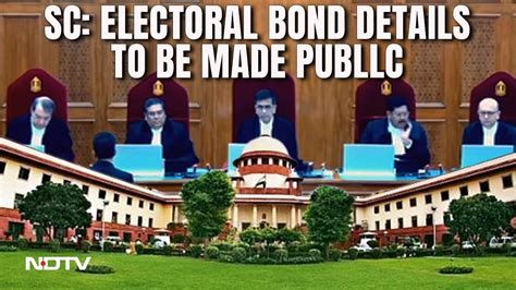 Electoral Bonds Vedict Unconstitutional Stop Immediately Big