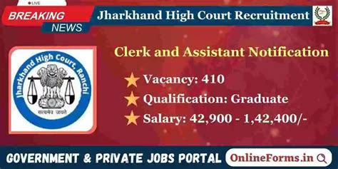 Jhc Clerk And Assistant Recruitment Vacancies Apply Online