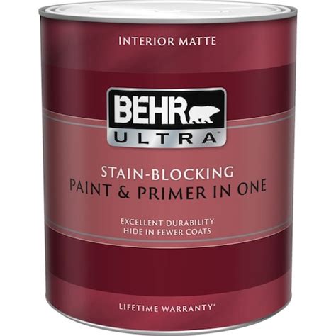 Behr Premium Plus Interior Satin Enamel Paint And Primer Ultra Pure