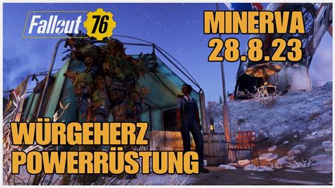 Fallout Minerva W Rgeherz Powerr Stung Youtube