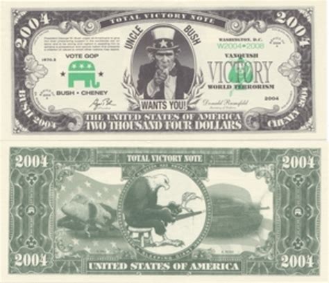 2004 Dollars Total Victory Note États Unis Numista