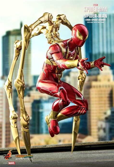 Marvel S Spider Man 2018 Spider Man Iron Spider Armour 1 6th Scale Hot Toys Action Figure
