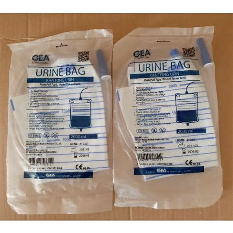 Jual Urine Bag Onemed Kantong Urine Kencing Dewasa Sterile Ml