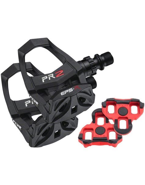 Exustar PR2 Clipless Pedals For Road Bikes Resin Black Keo