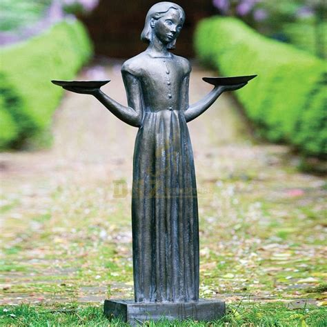 Savannah Bird Girl Statue Concrete For Sale D&Z sculpture