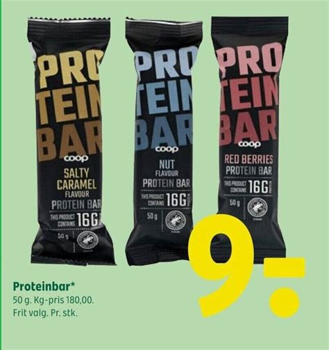 Proteinbar Tilbud Hos Coop 365