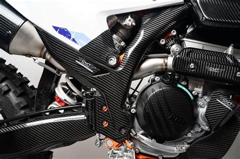 Cmt Compositi Carbon Frame Guards For Ktm Sxf