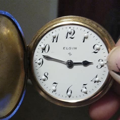 Rare Elgin Braille Blind Manpocket Watch Gem