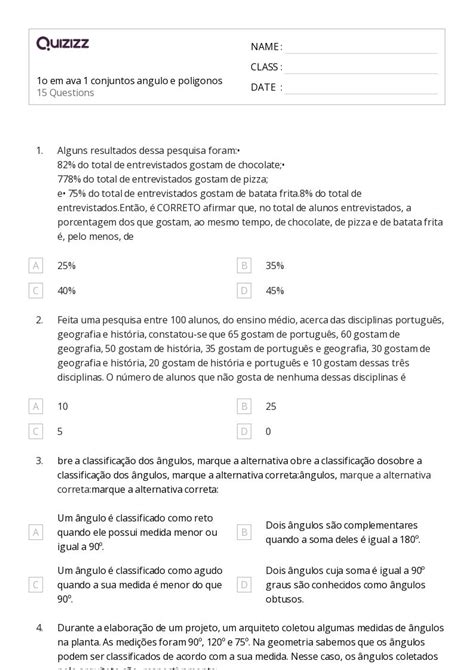 Classificando Formas Imprimível 1ª Série Planilhas Quizizz