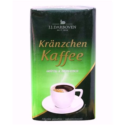 Jj Darboven Kranzchen Kaffee Caf Moulu G Bonheur Home