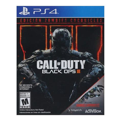 Call of Duty Black Ops 3 Zombies Chronicles PlayStation 4 Físico ...