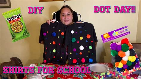 Diy Dot Day Shirts Youtube