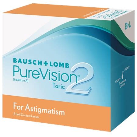 PureVision2 Toric For Astigmatism Contact Lenses by Bausch + Lomb ...