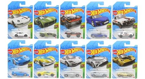 Série Hw Exotics Completa Main Line 2021 10 Minis Hot Wheels Parcelamento sem juros