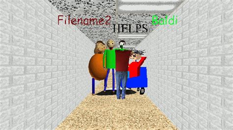 Baldis Basics Mod Gameplay Filename2 Helps Baldi Youtube