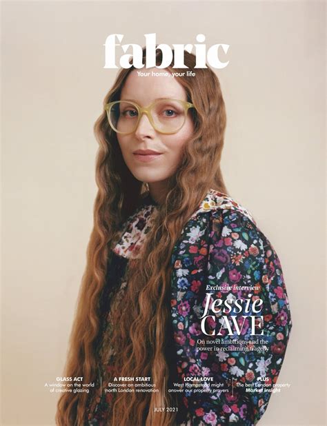 Jessie Cave In Fabric Magazine July 2021 Hawtcelebs